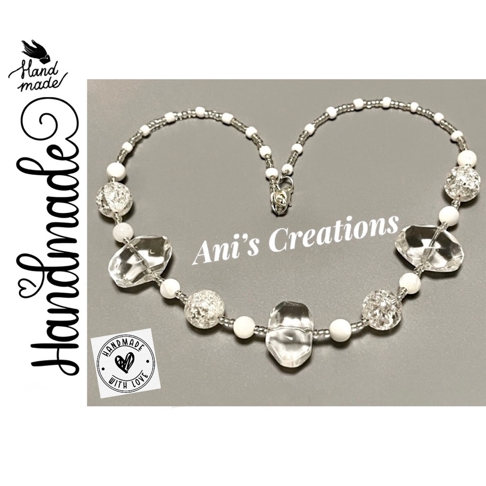 “Glass Pearl” Handmade Necklace by Ani’s Creations - Picture 2 of 4